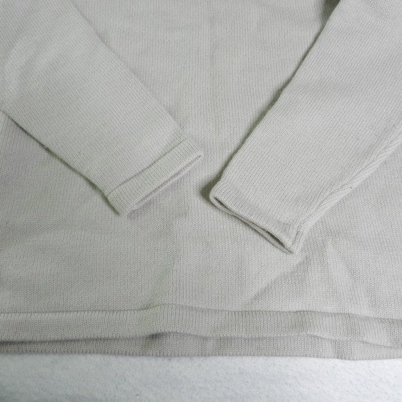 Burton Menswear Sweater Mens Large Beige Wool Turtleneck Snowboarding - Picture 3 of 9
